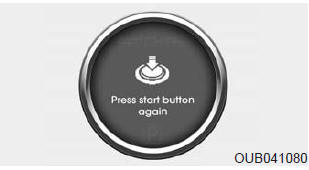 If you can not operate the engine start/stop button when there is a problem with