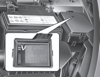 Engine compartment fuse panel