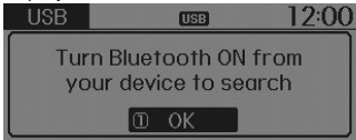 2. Select [OK] button to enter the Pair Phone screen.